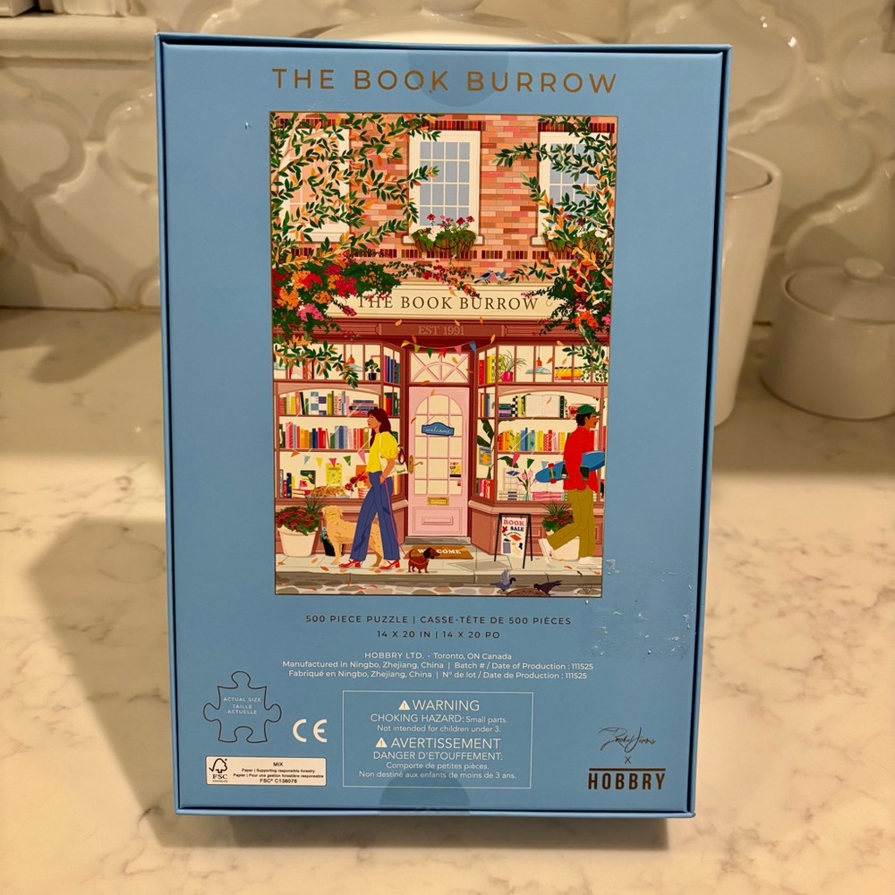 The Book Burrow 500 Piece Puzzle by HOBBRY brand - Picture 3 of 7